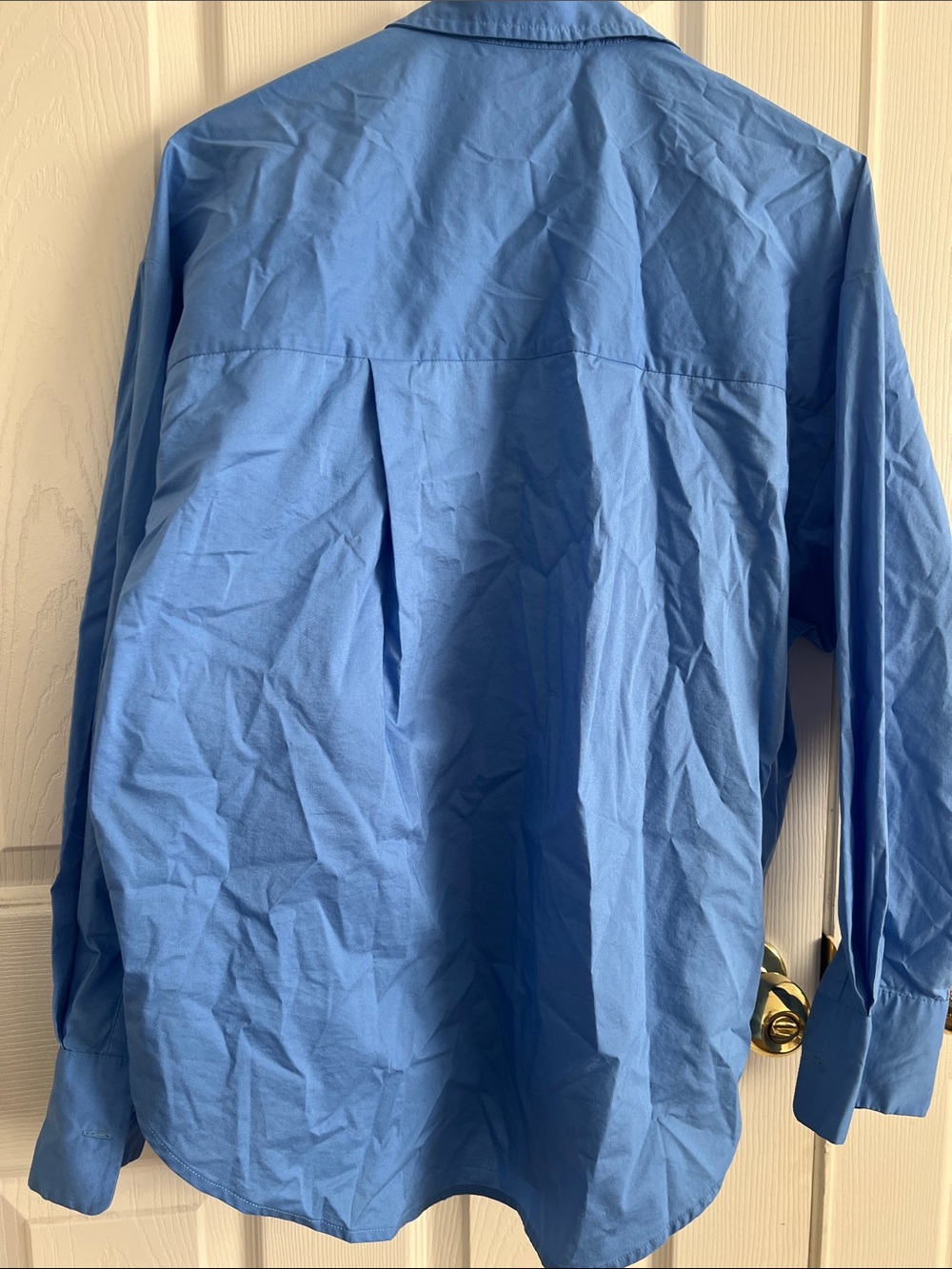 Express Blue Button-Down Shirt - Picture 3 of 3